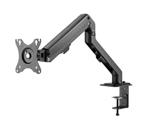 Maclean MC-906 schwarz / Monitorhalterung für Desktop-Monitore / 17-27 Zoll / VESA 75x75-100x100 / Tragkraft 7 kg