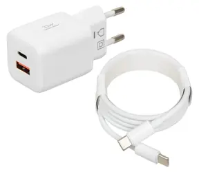 ibox C-42 GaN PD33W weiß / Ladegerät / USB-A / USB-C / 33 W