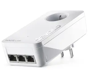 Devolo Magic 2 LAN Triple / Erweiterungsmodul / Powerline / G.hn / 2400 Mbit/s / 3x Gigabit LAN