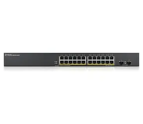 ZyXEL GS1900-24HP v2 / Switch / SMART Managed PoE / 24x Gigabit RJ45 / 2x Gigabit SFP / PoE-Budget 170 W