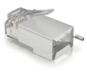 Ubiquiti UISP-Connector-SHD / RJ45-Stecker / STP / Cat5 / vergoldet / 8p8c / 100 Stück