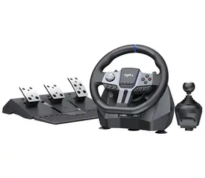 PXN V9 Gen2 / Gaming-Lenkrad mit Pedalen und Schalthebel / 270°-900° / Hall-Sensor / PC, PS3, PS4, Xbox, Switch