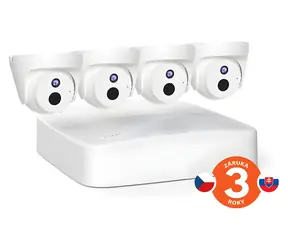 Tenda K4P-4CR / Kamerasystem / 4X PoE-Kameras / 4 MP / 4-Kanal-NVR / IP67 / Audio / Nachtsicht