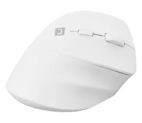 Natec Crake 2 weiß / Kabellose optische Maus / Vertikal / 2400 DPI / USB + Bluetooth / 6 Tasten