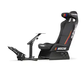 Playseat Evolution Pro NASCAR Edition / Renncockpit / verstellbar / klappbar / PU-Leder
