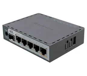 Mikrotik E60iUGS hEX S / Router / 5x Gigabit LAN / SFP+ / PoE In/Out / USB 3.0 / RouterOS L4