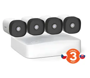 Tenda K4P-4TR / Kameraset / 4-Kanal-NVR + 4X 4MP IP-Kameras / PoE / IP67 / Ton