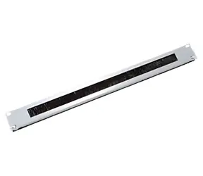 Triton RAC-ZP-X03-A2 grau / Durchgangsblende / 1 HE / mit Bürste