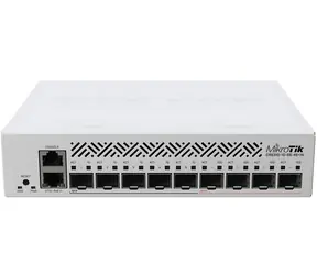 Mikrotik CRS310-1G-5S-4S+IN / Cloud Router Switch / 5x SFP / 4X SFP+ 10G / 1x Gigabit LAN PoE-Eingang / RouterOS L5
