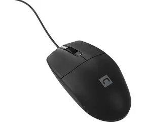 Natec Ruff PLUS schwarz / Büromaus / Optisch / 1200 DPI / USB / 3 Tasten