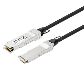 Intellinet 508513 QSFP+ DAC Twinax-Patchkabel / 40-Gigabit-Ethernet / 2 m / Kupferkern