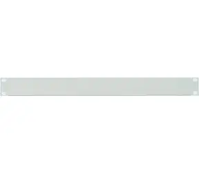 Intellinet grau / 19"-Rackblende / 1 HE / 483 x 44,5 x 9 mm / Stahl
