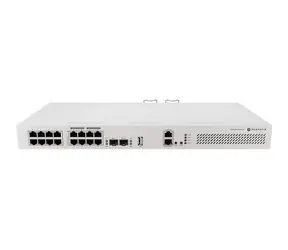 Mikrotik CRS418-8P-8G-2S+RM / Cloud Router Switch / 16x Gigabit LAN / 8x PoE-Ausgang / 2x SFP+ / 1U Rack