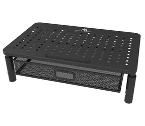 Maclean MC-947 schwarz / Monitor- und Laptopständer / 13-32 Zoll / Tragkraft 20 kg / Höhe 11-15 cm