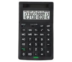 AVELI Tischrechner DESQ L / 12-stellig / solarbetrieben