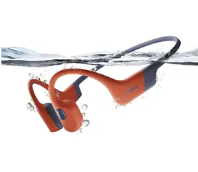 Shokz OpenSwim Pro rot / Bluetooth-Kopfhörer / Knochenleitung / In-Ear / IP68
