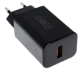 2GO Schwarz / Netzteil / 1x USB-C / 18W / Schnellladung