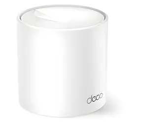 TP-LINK Deco X10 (1 Stück) / WiFi 6 System MESH AX1500 / Dualband / 2,4 GHz - 300 Mbit/s / 5 GHz - 1201 Mbit/s / 2x GLAN