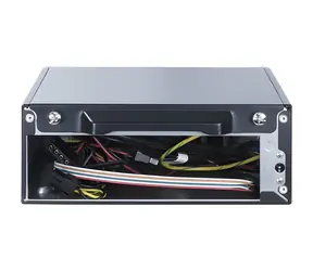 Inter-tech MW-02 II schwarz / Gehäuse / Mini-ITX / externes Netzteil / SD-Kartenleser / USB-C