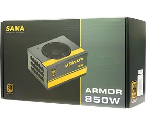 Inter-tech SAMA FTX-850-B Armor / Netzteil / ATX / 850 W / 80 PLUS Gold / Modular / 120 mm