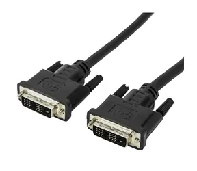 Techly ICOC-DVI-8050 schwarz / DVI-D - DVI-D Kabel / Single Link / 5 m / vergoldete Anschlüsse