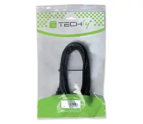 Techly ICOC-HDMI-B-015 schwarz / HDMI-Kabel / Typ A auf Mini-HDMI (Typ C) / High Speed mit Ethernet / 1,8 m