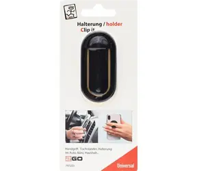2GO 797223 schwarz / Handyhalterung / universell / selbstklebend