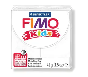FIMO Modelliermasse Kinder weiß / 42 g / ofenhärtend 110 °C / ab 8 Jahren