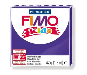 FIMO Modelliermasse für Kinder, lila / 42 g / ofenfest bis 110 °C / ab 8 Jahren
