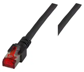 EFB CAT6 S/FTP 1,5 m schwarz / Patchkabel / RJ45-RJ45 / LSZH / 250 MHz / 1000 Mbit/s