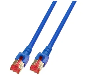 EFB CAT6 S/FTP 7,5 m blau / Patchkabel / RJ45-RJ45 / LSZH