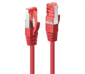 Lindy S/FTP Cat6 1m rot / Patchkabel / RJ45-RJ45 / 250 MHz / geschirmt