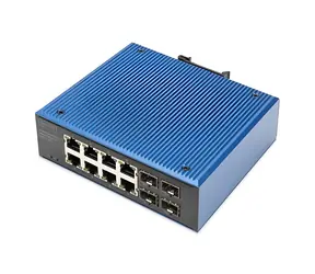 Digitus DN-651153 / Switch / 8x Gigabit PoE + 4X SFP / unmanaged / IP40