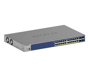 Netgear GS728TXP-300EUS / Switch / 24x GbE PoE+ / 4X SFP+ 10G / L2/L3 / 195W PoE