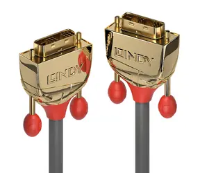 Lindy DVI-D Single Link Gold Line / Verbindungskabel / 10 m / DVI-D - DVI-D / vergoldete Anschlüsse