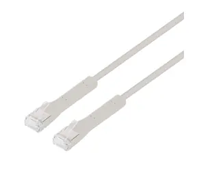 Intellinet Flexi CAT6a F/FTP 2m grau / Patchkabel / 10G / 500 MHz / PoE++