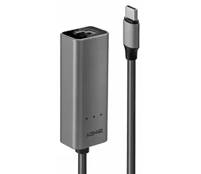 Lindy USB-C auf 2,5-Gbit/s-Ethernet-Adapter / Netzwerkadapter / USB-C (Stecker) / RJ-45 (Buchse) / 2,5 Gbit/s / Realtek RTL8156B