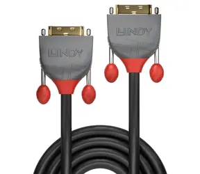Lindy Anthra Line 36226 schwarz / DVI-D Dual Link Kabel / 10 m / 2560×1600 px