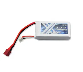 AMEWI LiPo-Akku 3S 11,1 V 1300 mAh / 40C / Softcase / DEANS-Anschluss