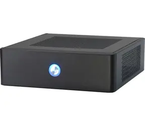 Inter-tech ITX-601 schwarz / Mini-ITX / externes Netzteil 60 W / 2x 2,5"-Einschübe