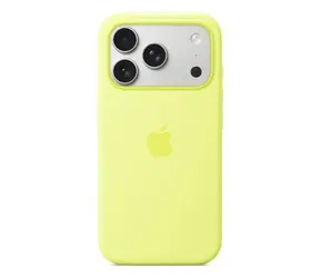 Apple iPhone 17 Pro Silikonhülle Neongelb