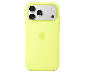 Apple iPhone 17 Pro Max Silikonhülle Neongelb / Hülle / MagSafe