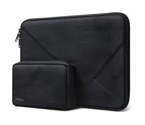 Inateck LB01007-13 schwarz / Laptoptasche / 13" / EVA-Schale / Zubehörfach