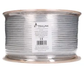 Extralink CAT7 S/FTP / Netzwerkkabel / 305 m / Innenbereich / 10 Gbit/s / Kupfer 24 AWG / PoE