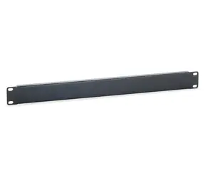 19" schwarz / Abdeckplatte / 1 HE / CE- Equip