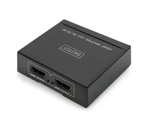 Digitus HDMI-Splitter, 1-2 Anschlüsse, schwarz / 4K Ultra HD 30Hz / 1x2 HDMI