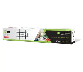 Techly ICA-PLB-161L schwarz / TV-Wandhalterung / 40-65" / faltbar / VESA 600x400 / bis zu 50 kg