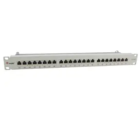 Graue Equip / Patchpanel / 19" / 24x RJ45 / Cat6a / FTP / 500 MHz / 1 HE