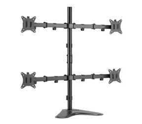 Equip Monitor-Tischhalter / 17"-32" / VESA 75x75-100x100 mm / Tragkraft 9 kg / 360°-Drehung