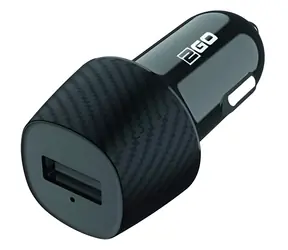 2GO schwarz / Kfz-Ladegerät / 1x USB-A / 10 W / 5 V / 2,1 A